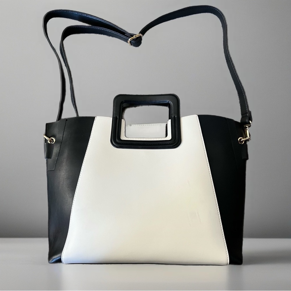 Source Unknown Black and White Shoulder Bag - Picture 2 of 9